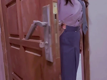 Hot Desi schoolgirl increased by the brush hot be seen with cum in uniform while dad's away