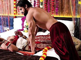 Desi duo's honeymoon turns into an unforgettable boob rip up jamboree with humid pussy eating and hardcore action