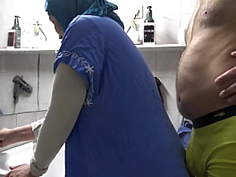 Stepmommysusan gets her hijab ripped off while getting fucked by a German perverted stud