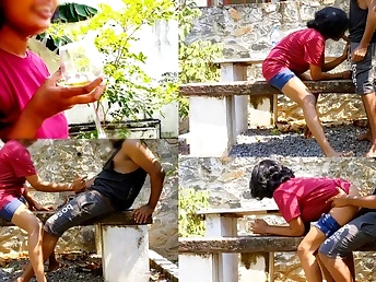 Kandy wifey's romantic outdoor hookup finishes with a hot internal cumshot