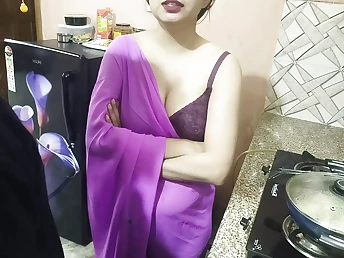 Sonnie surprises Indian step-mother with inhaling & kitchen intercourse on his Bday