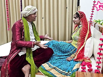 Super-hot bhabhi BONED by her senior Indian parent in law and face-plumbed like a professional