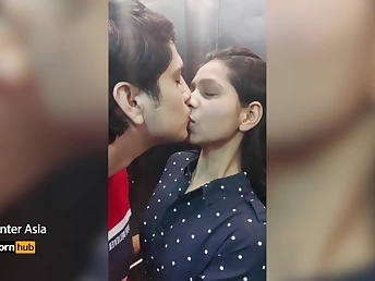 Hunter Asia and her Indian paramour reverse cowgirl in motel - super hot smooching, jizm on caboose & super hot popshot