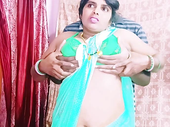 Stepmom & Stepson hook fro with censorious talk & big dick action