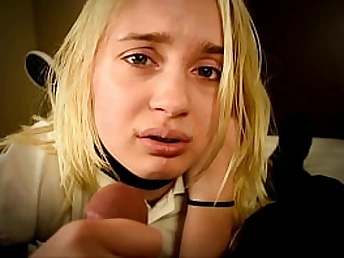 Eighteen yr elder Anastasia Knight apologizes to messy elder man Mr. Joe Jon 