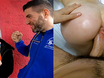 Antonio Mallorca picks up a subordinated Russian teenage on the street and gives the brush a dead to the world poking at hand POINT OF VIEW