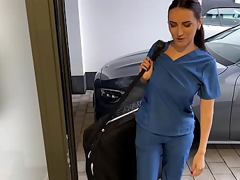 Eva Keks and Alex Becker's At-Home Rub down Turns into a Gormandizing Surprise