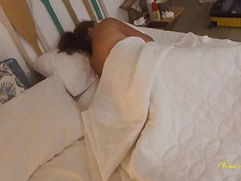 Stepmom Venus & Vulcanus wake up stepson with rock-hard lollipop & spunk in HD!