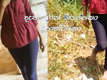 See insane schoolgirls HansiNangiya and their leek movie in Sri Lankan public!