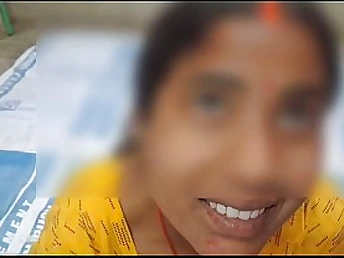 Yatun, the Indian Desi Stepsister, gets her huge dick sucked together with filled with cum