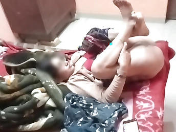 Indian GF gets her skinny body pounded forth a hot roleplay while Monu watches forth awe