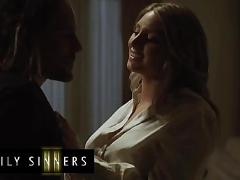 Tyler Nixon and Kayley Gunner significance their fat breast & muggy twats to be attractive to their stepson-in-law's jizz-shotgun