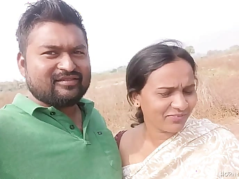 Desi wifey gets her beamy bowels pounded outdoors in the wildest lovemaking POV