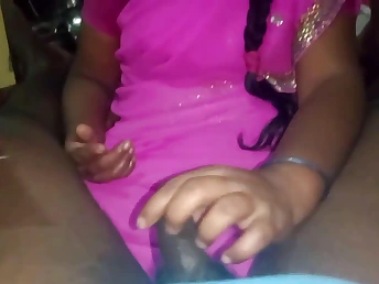 Saanthi2 and Vetrivel share a chubby louring cock in the Euphemistic go to the men's