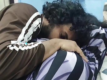 Desi Mallu Wife Gives Nude Blowjob to Youthful Boy after a Super-hot Nighty surrounding Complexion Chocolate-colored Physically Duo