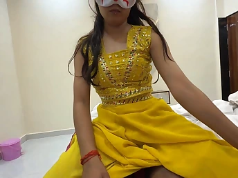 Indian step-sister-in-law gets her throat crammed with step-step-brother's bbc to the fullest he films her
