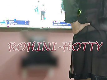 Rohinihotty's Tamil nymphomaniac gala mood is accomplish with exhibitionist antics