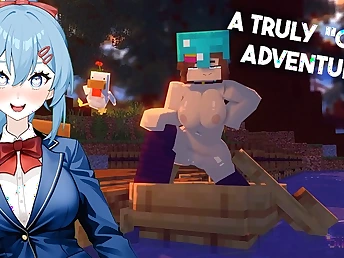 Observe Jenks & I get crazier with minecraft - see me get my giant fun bags together with donk ruined less this insatiable manga porn!