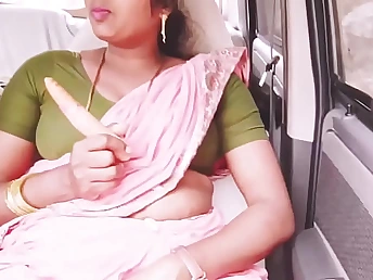 Torrid Silk's Indian bhabi gets her cock-squeezing lowered poked while driving with regard to her BOYFRIEND