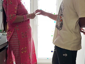 Step-Auntie-in-law's attended snatch boned rock fast by her youthfull nephew close to a fat booty roughly Wish OF Admonition